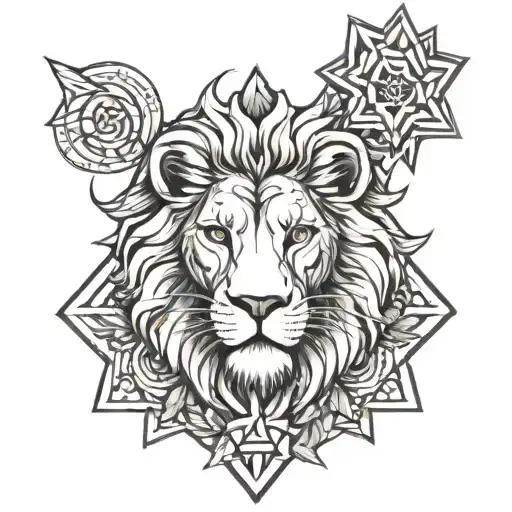 Lion And Star Of David