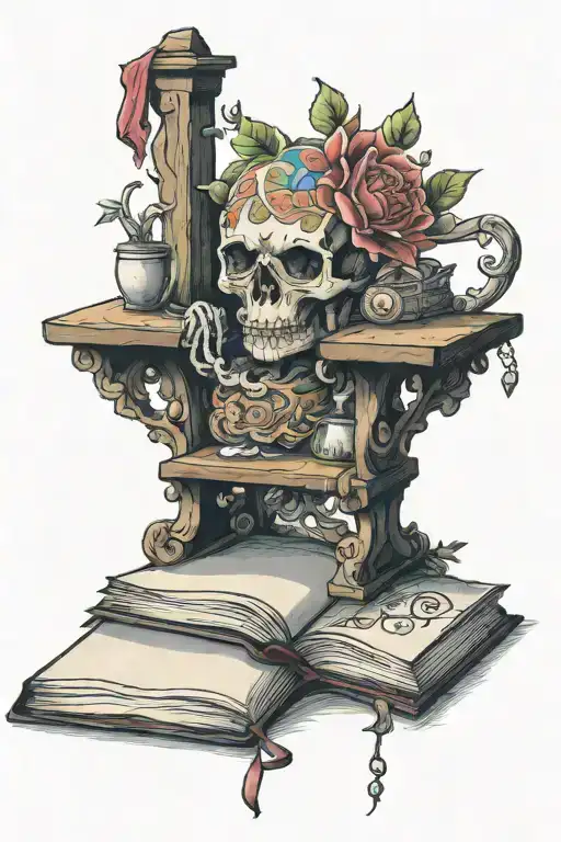 Bench Book Open In Front