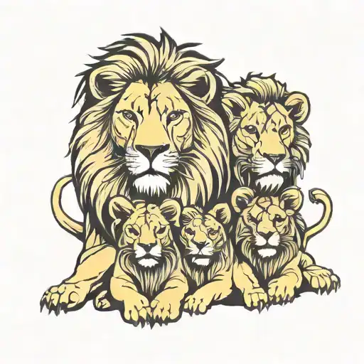 Lion Family