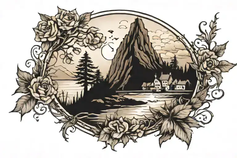 Wales Mountains Beach