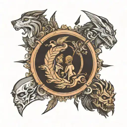 Group Of Male Friends That Studie All Together Symbolizing