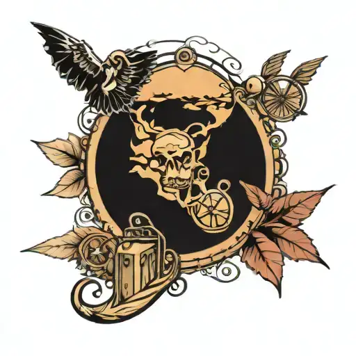 Travel Tattoo Design