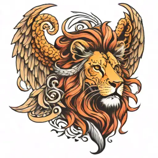Wing And Lion
