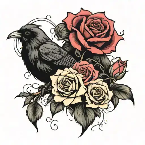 Rose And Raven