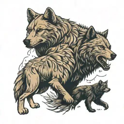 Wolf And Bear