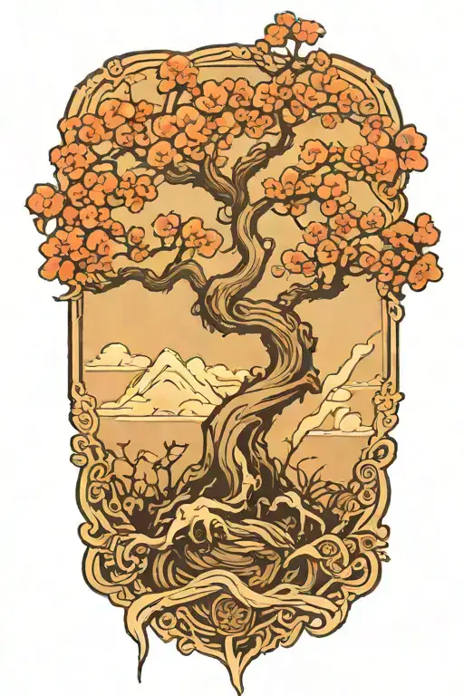 A Bonzai Tree Branching Infinitely