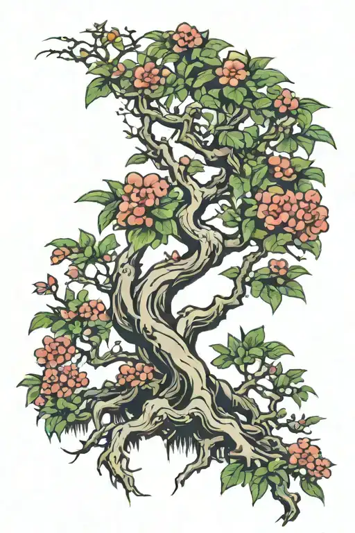 A Bonzai Tree Branching Infinitely