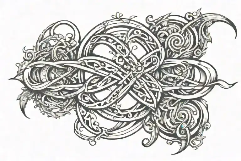 Infinity Symbol And Durac Equation