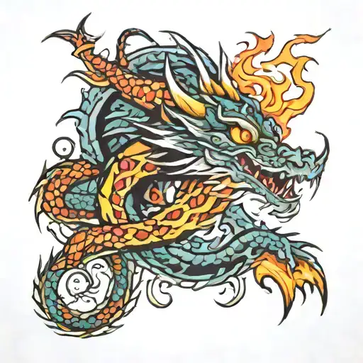 Dragon Breathing Fire