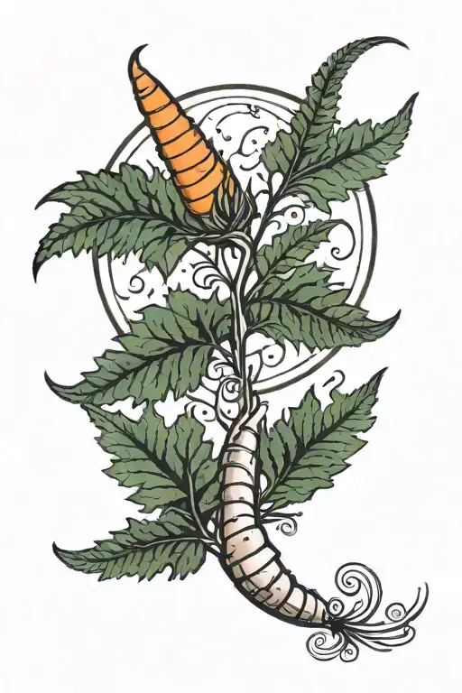 Fern Carrot Moon