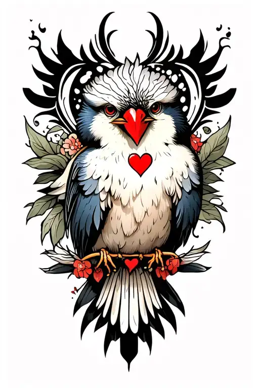 Bird With Heart