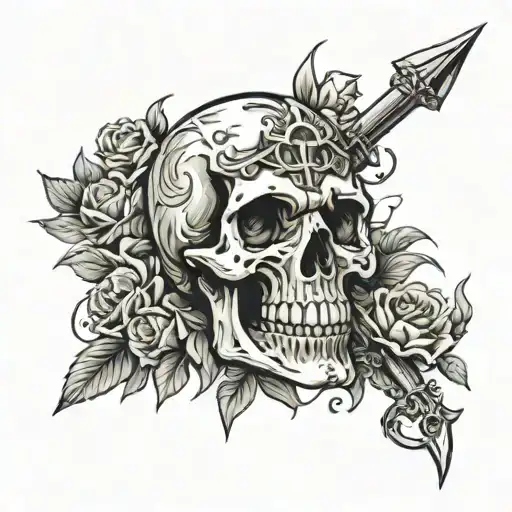 Roman Legion Memento Mori Skull