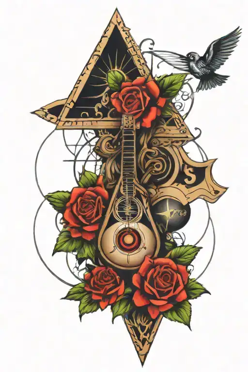 Illuminati Symbols Incorporated Music Theme Sleeve