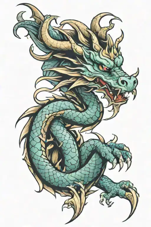 Dragon Wrapped Arm Sleeve