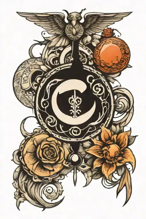 Birth Lunar Symbols Integrated