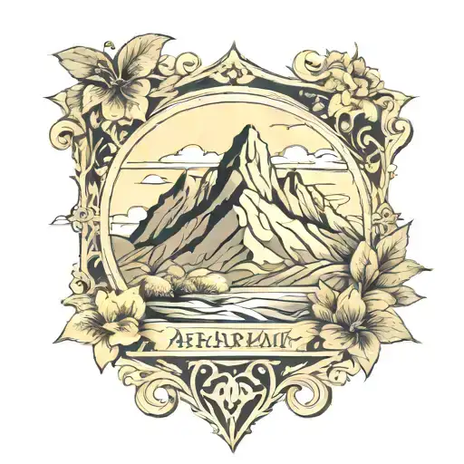 Ararat Mountain Rectangle Frame
