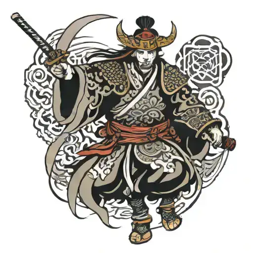 A Self-contained Samurai Warrior