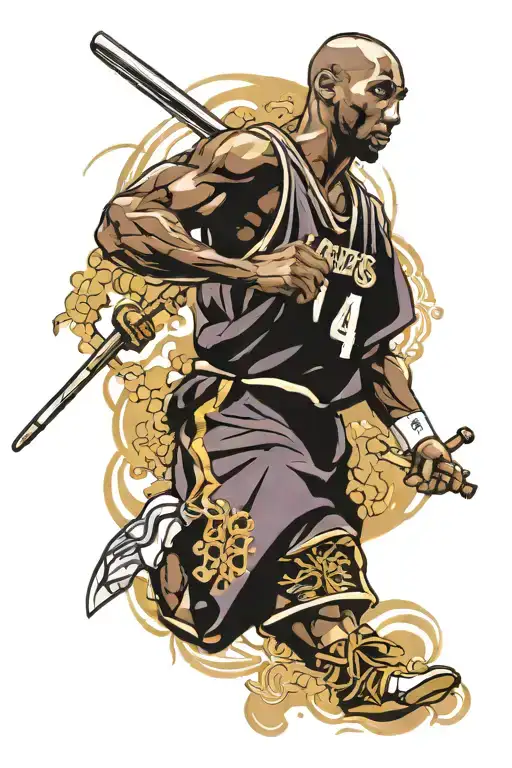 Kobe Bryant & Samurai Warrior