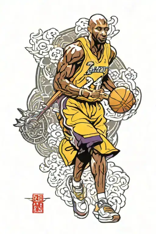 Kobe Bryant & Samurai Warrior
