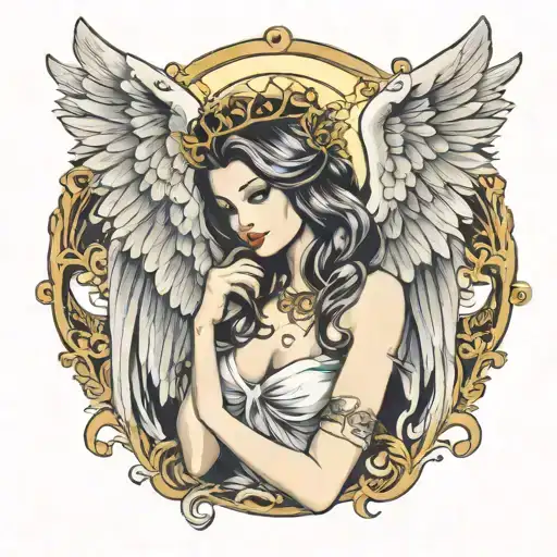 Sexy Angel Tattoo