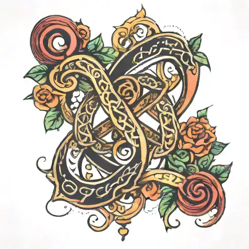 J G R With Infinity Symbol