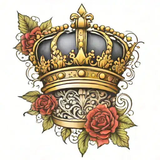 Crown On Top Of The Name Theodore