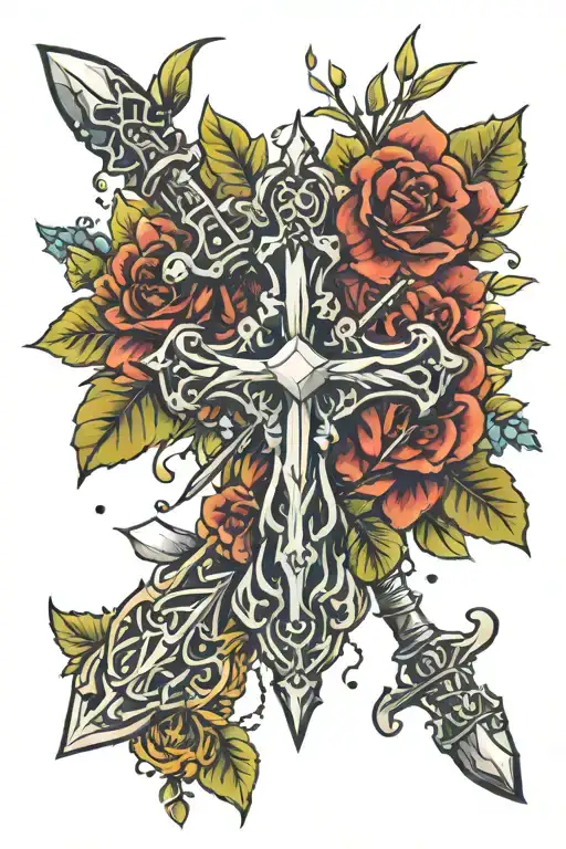 Nature Cross Spear Piercing