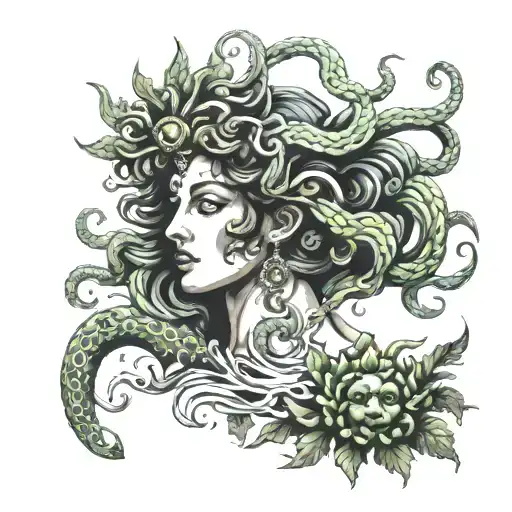 Sicilian Trenacria With Medusa