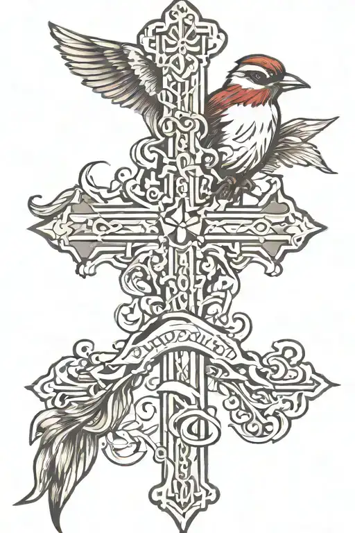 Cross And Bird