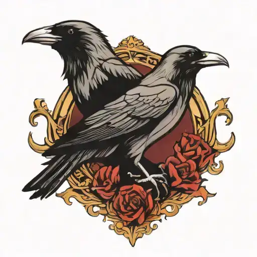 Raven And Vampire
