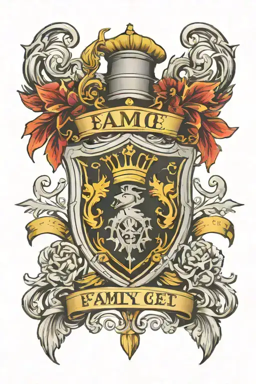 Family Crest Mace Loyalty Love