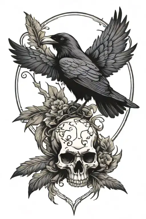 Raven Skull
