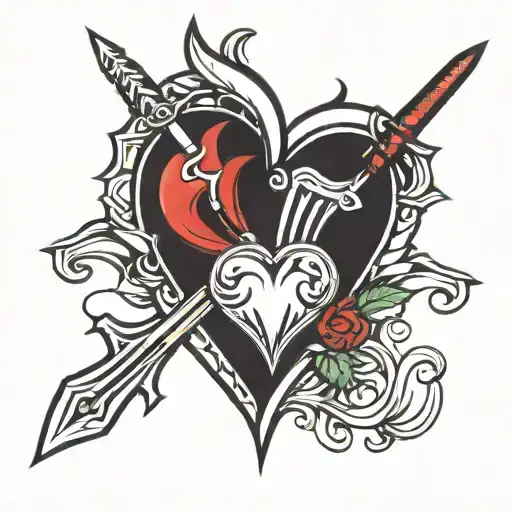 Dagger Wwith Heart