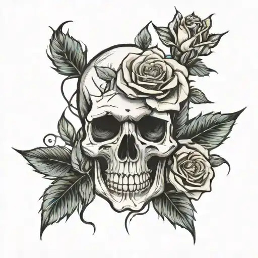 Skull Roses Growing
