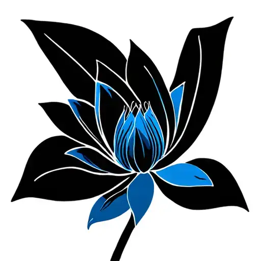 Egyptian Blue Lotus Flower