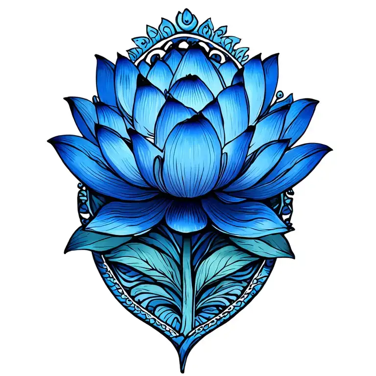 Egyptian Blue Lotus Flower