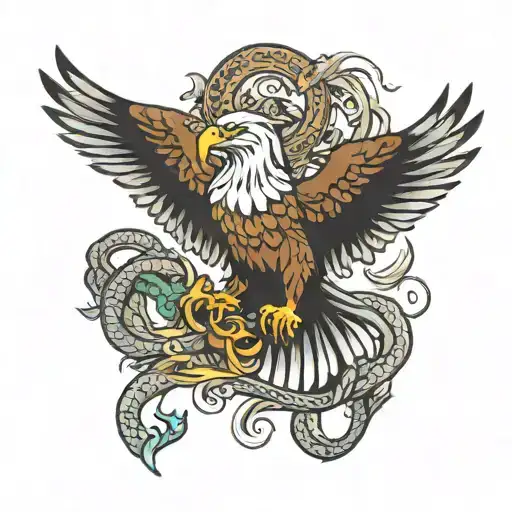 Eagle And Snake