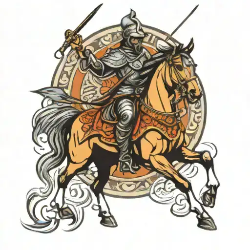 Warrior On Horseback