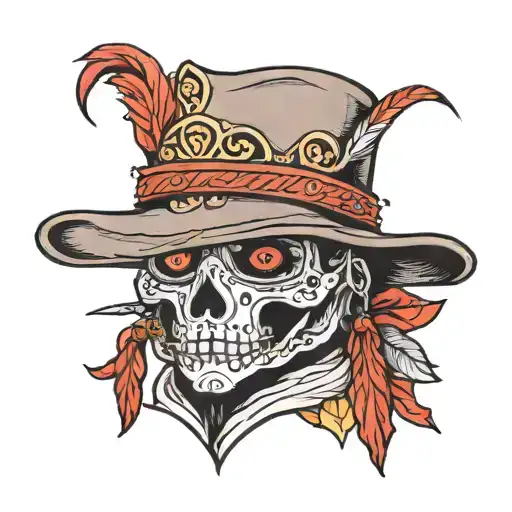 Bandito Infront Of Mountain