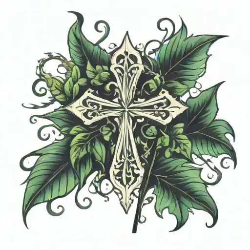 Cross And Plant