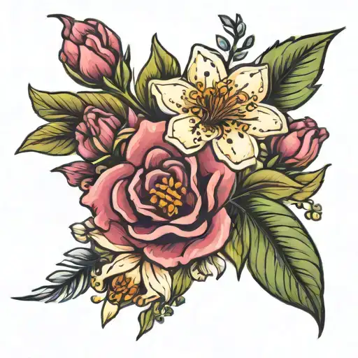 Birth Flower Bouquet