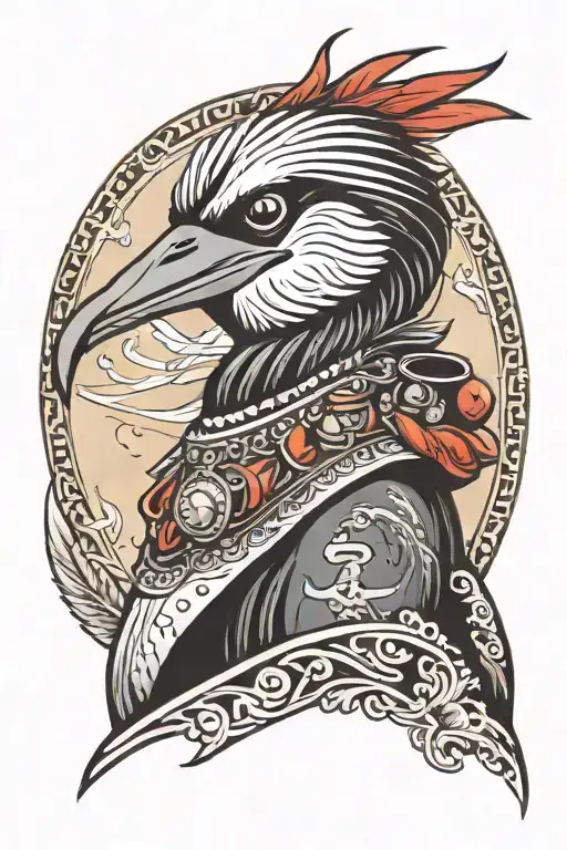 Woman With Rockhopper Penguin