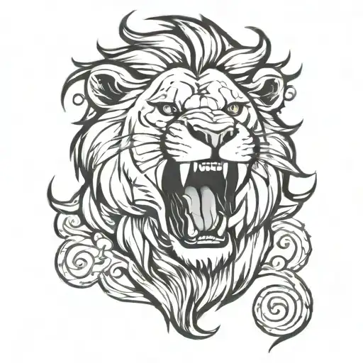 Lion Roaring