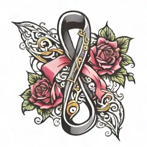Cancer Ribbon Hanging