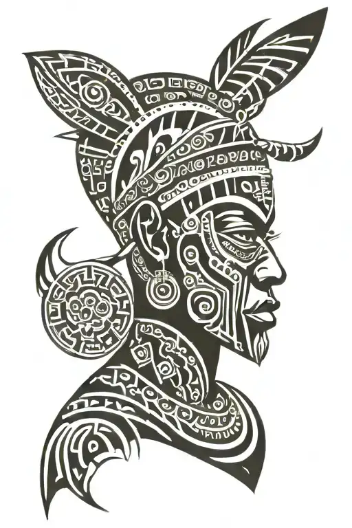 African Tribal Tattoo For Men
