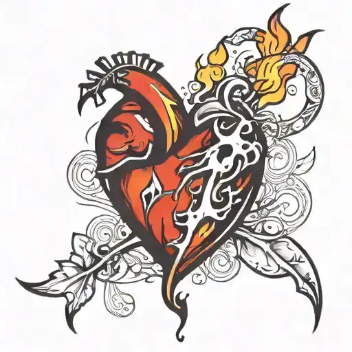 Broken Heart On Fire