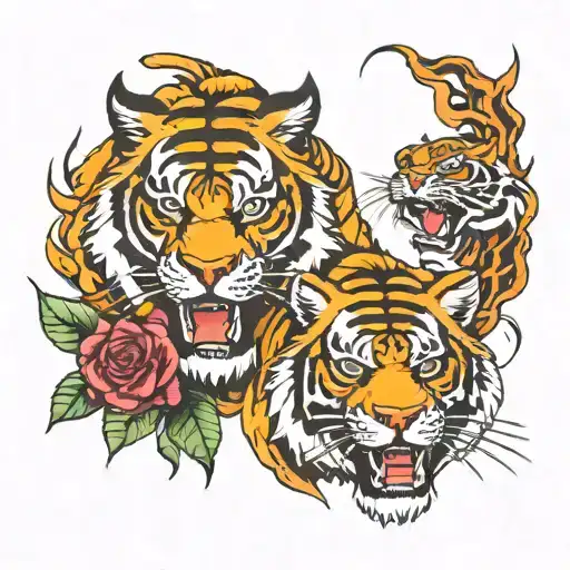 Bull And Tiger