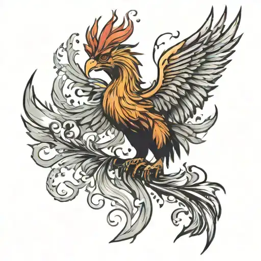 Phoenix Rising From The Ashes