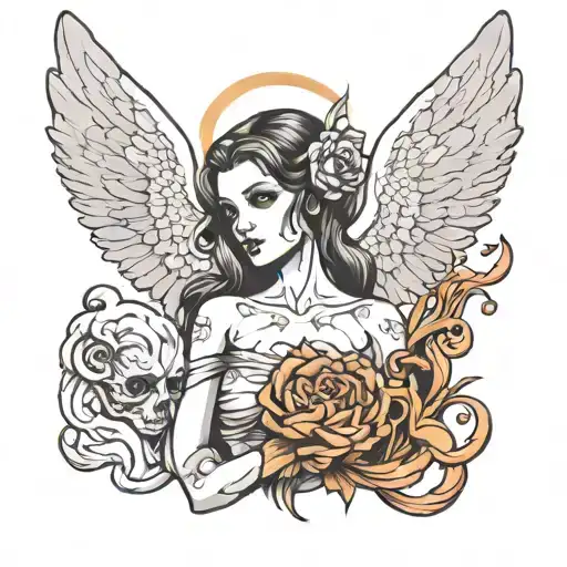 Angel And Demon Girl