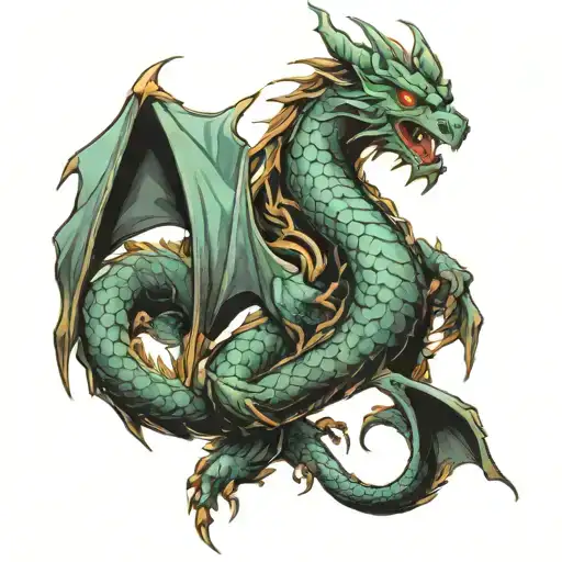 Amboss And Dragon Wrapped